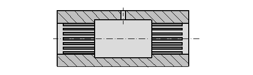 Partially grooved hydrostatic journal bearing — original diagram from /calculators/e13_7.htm