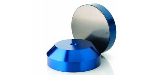 New Way porous air bearing — flat round — original diagram from /calculators/newway_flat_round.htm