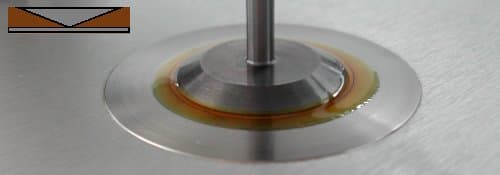 Cone-on-plate viscometer — original diagram from /calculators/e5_2b.htm